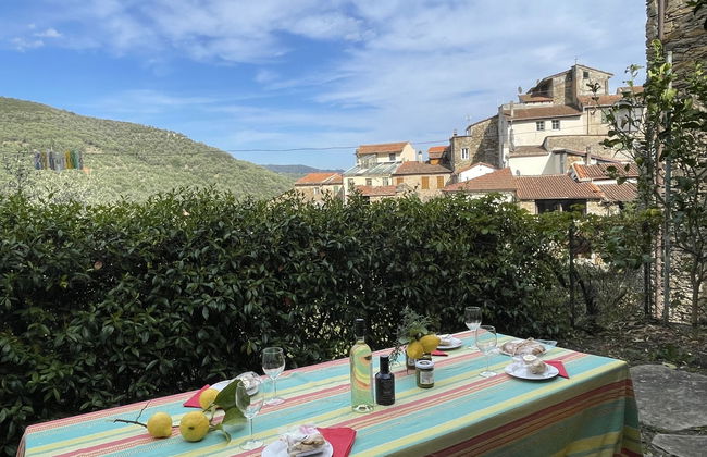 Apartamento de 2 quartos em Dolcedo com piscina e jardim - Foto 1