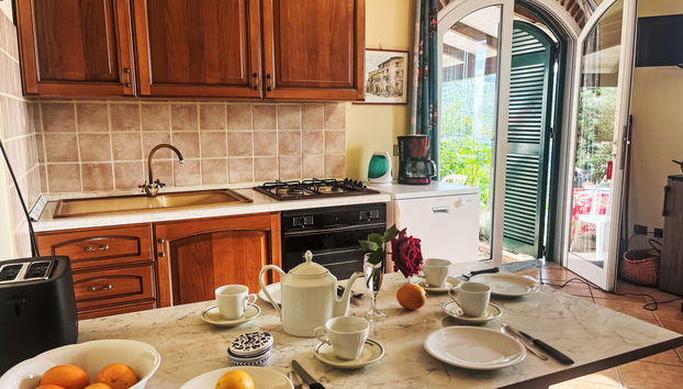 Apartment mit 2 Schlafzimmern in Prelà mit schwimmbad und garten - Foto 3