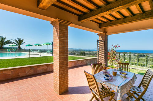 Foto 33 - Casa con 3 camere da letto a San Vincenzo con piscina e vista mare