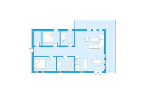 Photo 16 - 3 bedroom House in Farsund with terrace and sauna