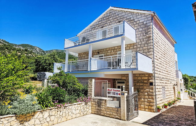 Apartamento de 1 quarto em Orebić com piscina e jardim - Foto 21