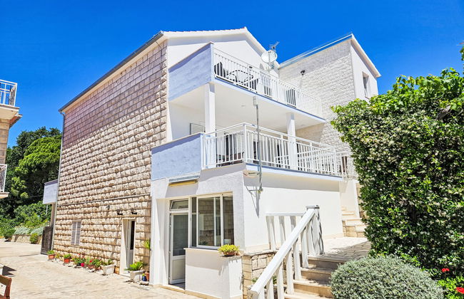 Apartamento de 1 quarto em Orebić com piscina e jardim - Foto 13