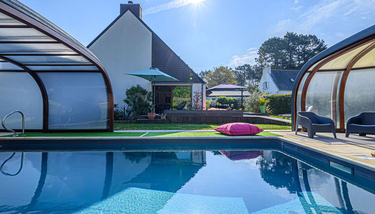 Foto 1 - Casa de 4 quartos em Carnac com piscina privada e vistas do mar