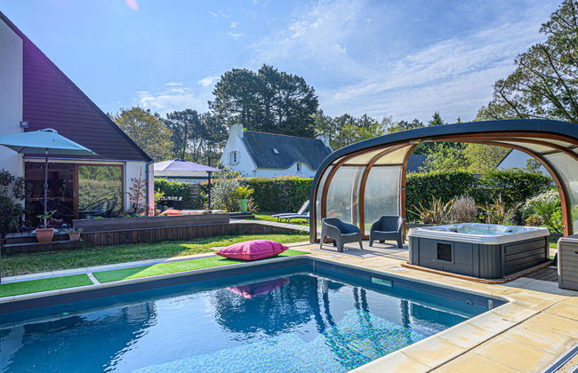 Casa de 5 quartos em Carnac com piscina privada e jardim - Foto 31