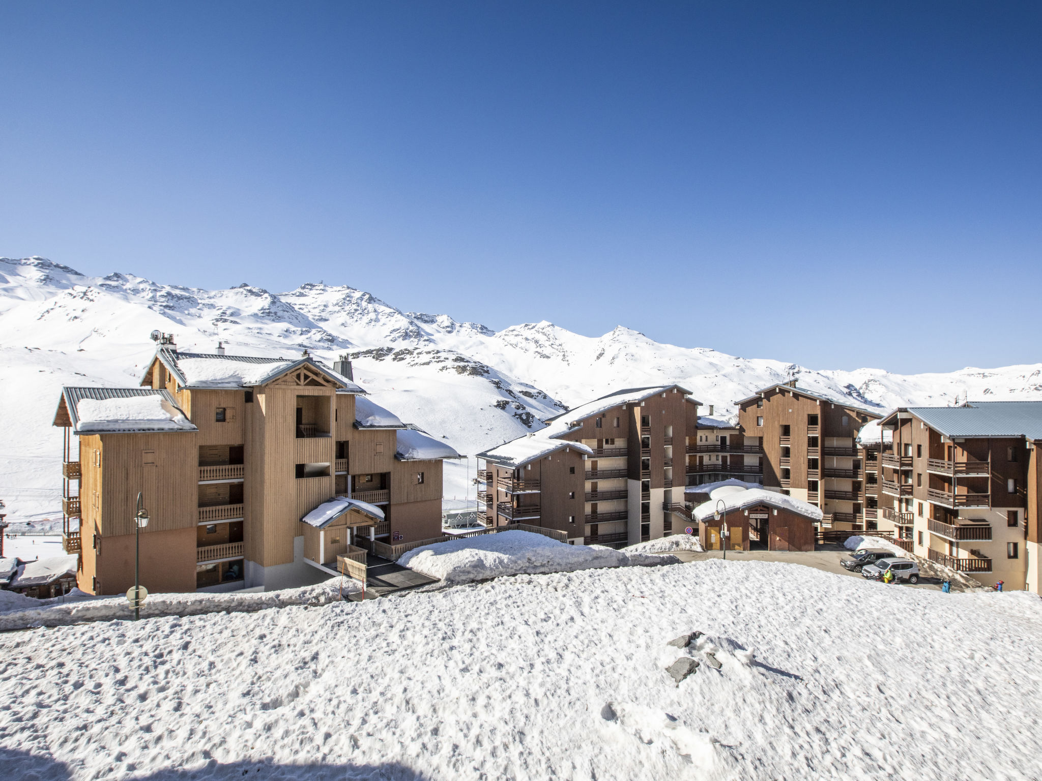 Photo 1 - Appartement de 1 chambre à Les Belleville avec vues sur la montagne