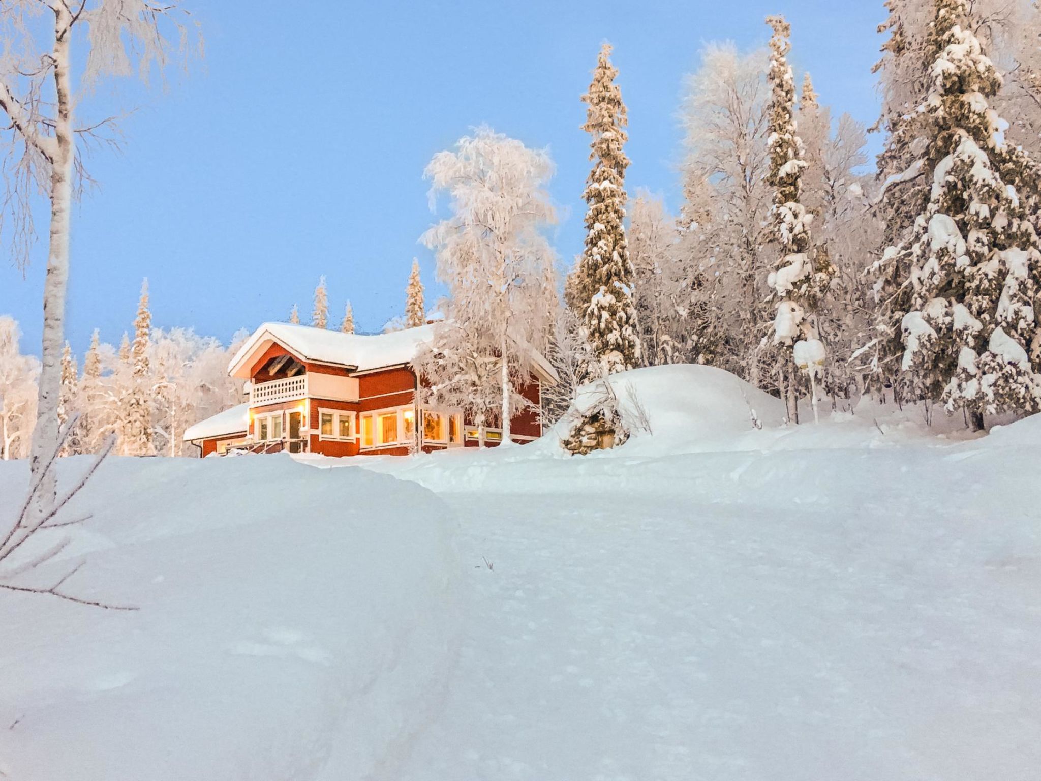 Foto 2 - Casa con 4 camere da letto a Kittilä con sauna e vista sulle montagne