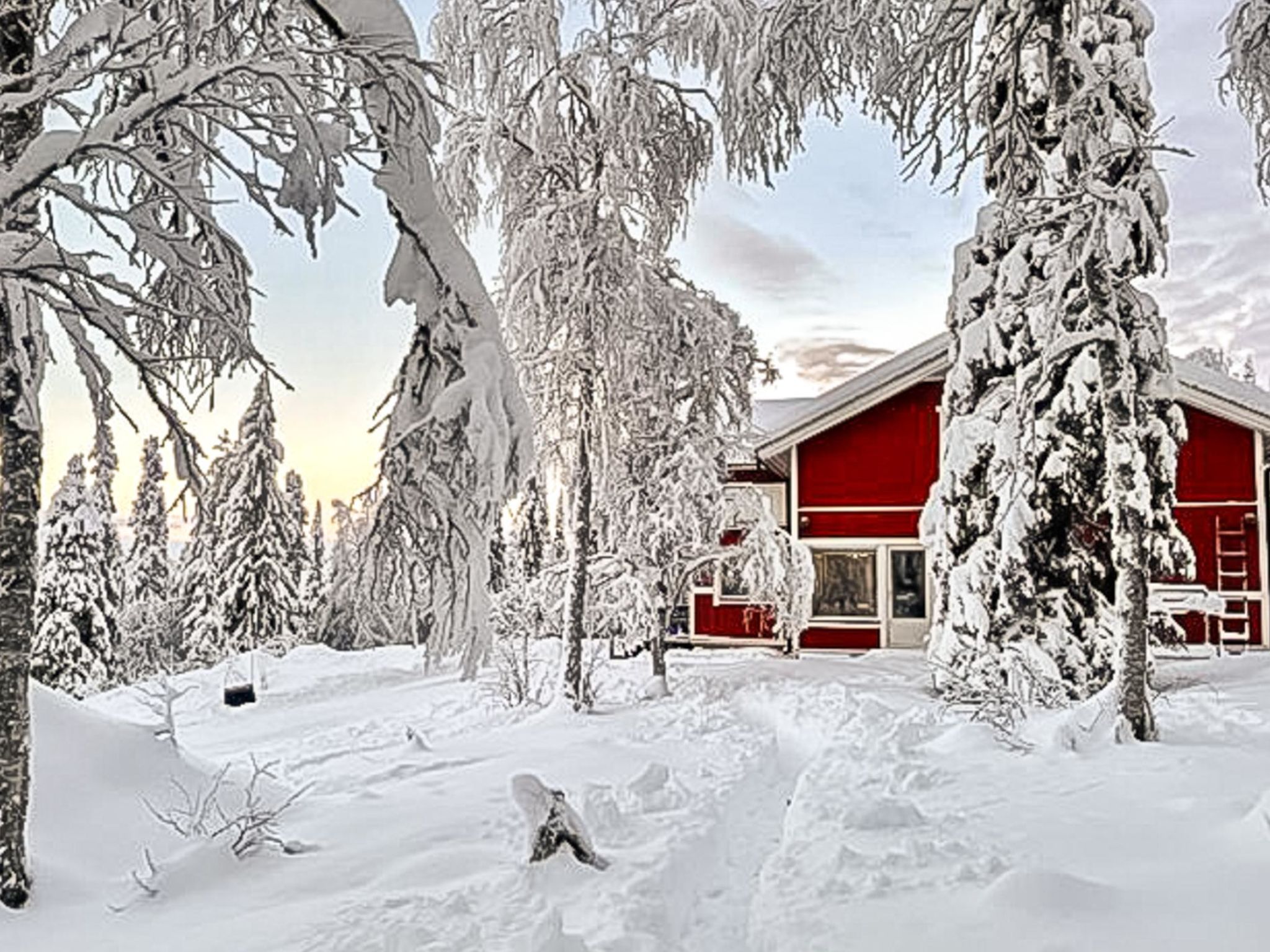 Foto 16 - Haus mit 4 Schlafzimmern in Kittilä mit sauna und blick auf die berge