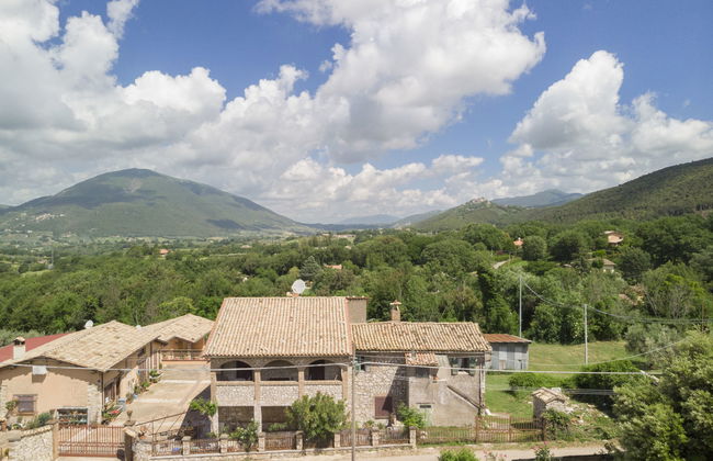 Casa de 4 quartos em Casperia com piscina privada e jardim - Foto 29