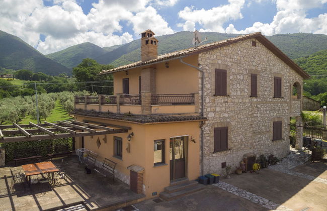 Casa de 4 quartos em Casperia com piscina privada e jardim - Foto 28