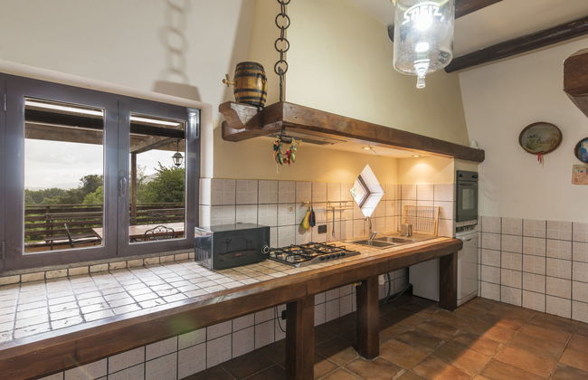 Casa de 4 quartos em Casperia com piscina privada e jardim - Foto 12