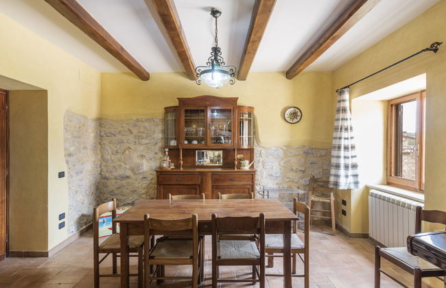 Casa de 4 quartos em Casperia com piscina privada e jardim - Foto 9