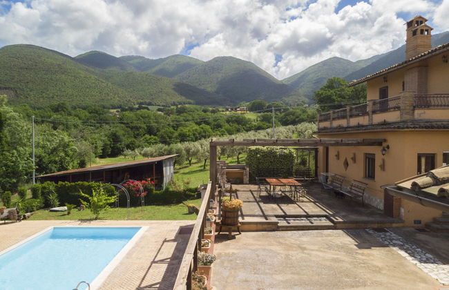 Casa de 4 quartos em Casperia com piscina privada e jardim - Foto 34