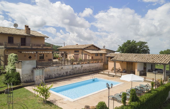 Casa de 4 quartos em Casperia com piscina privada e jardim - Foto 6