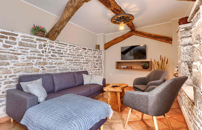 Casa de 2 quartos em Pazin com jardim e terraço - Foto 10