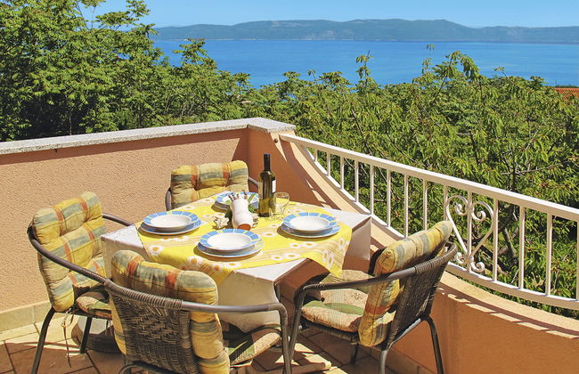 Apartamento de 1 quarto em Raša com jardim e terraço - Foto 3