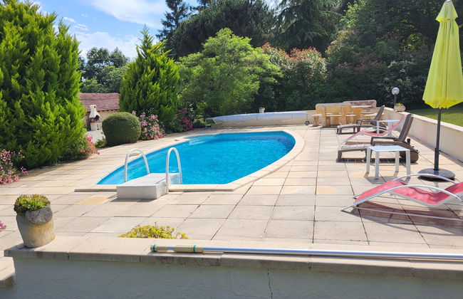 Casa de 3 quartos em Blanquefort-sur-Briolance com piscina privada e jardim - Foto 30