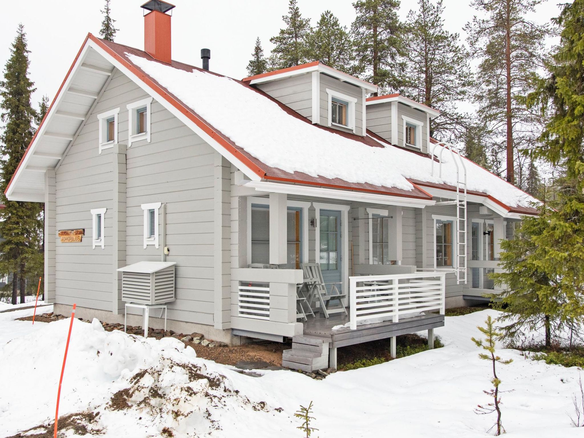 Foto 2 - Haus mit 1 Schlafzimmer in Kolari mit sauna und blick auf die berge