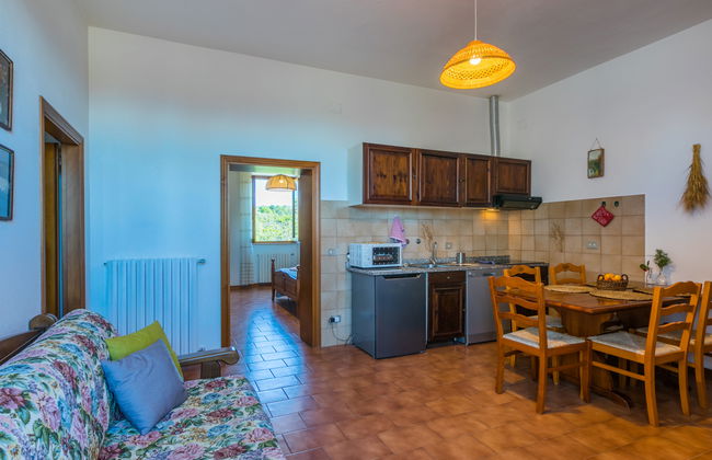 Apartamento de 2 quartos em Montaione com piscina e jardim - Foto 12