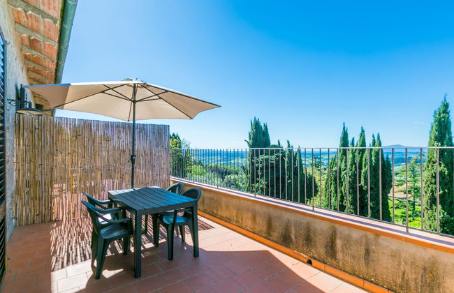 Apartamento de 2 quartos em Montaione com piscina e jardim - Foto 37