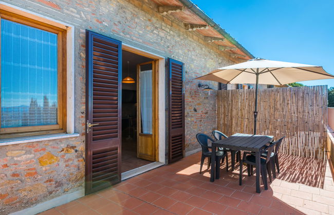 Apartamento de 2 quartos em Montaione com piscina e jardim - Foto 18