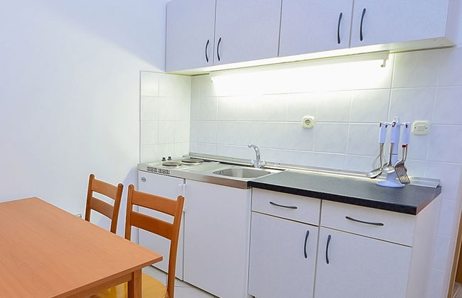 Appartamento con 1 camera da letto a Orebić con piscina e giardino - Foto 15