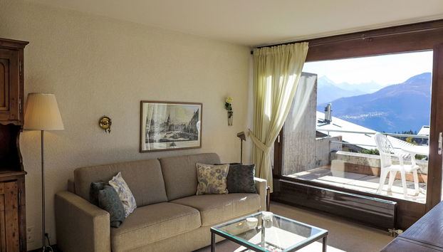 Apartamento de 2 quartos em Crans-Montana com piscina e sauna - Foto 2