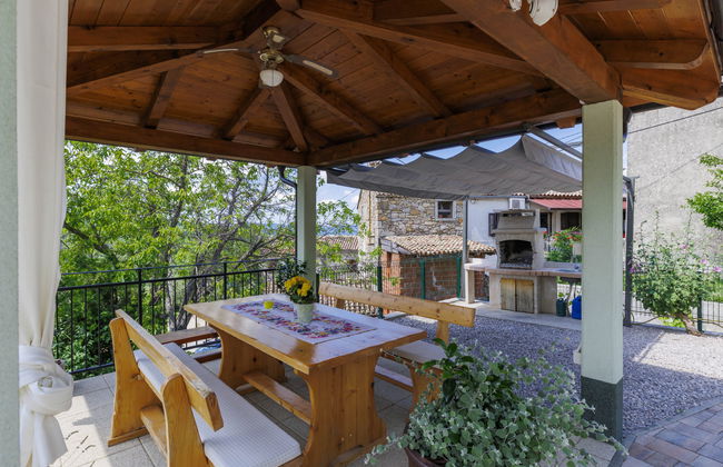 Casa de 4 quartos em Buzet com piscina privada e jardim - Foto 6