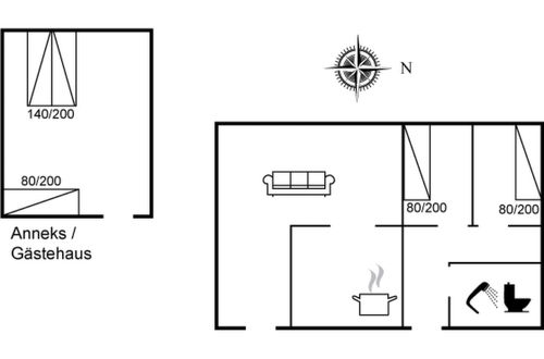 Foto 2 - Casa con 2 camere da letto a Løkken con terrazza