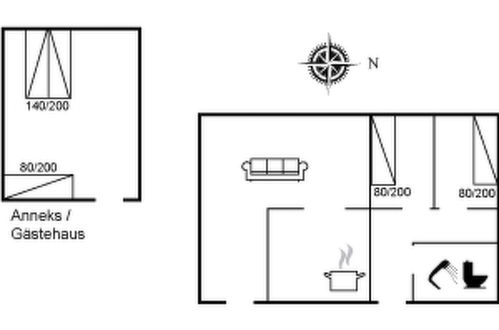 Foto 25 - Casa con 2 camere da letto a Løkken con terrazza