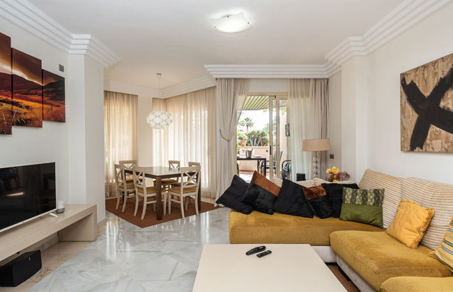 Apartamento de 3 quartos em Marbella com piscina e jardim - Foto 3