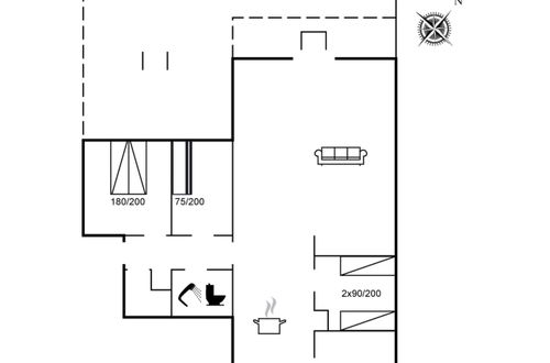 Foto 2 - Casa de 3 quartos em Korsør com terraço e sauna