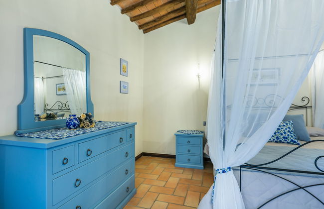 Apartamento de 2 quartos em Castagneto Carducci com piscina e jardim - Foto 20