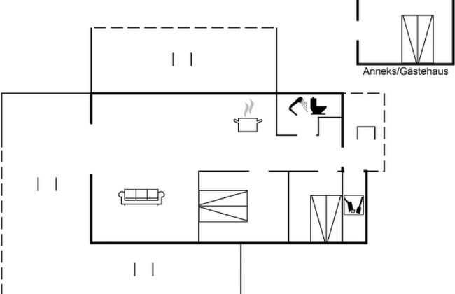 Haus mit 2 Schlafzimmern in Pandrup mit terrasse - Foto 19