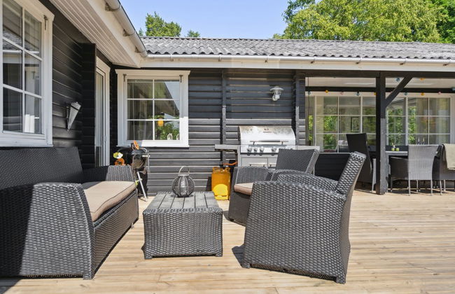 Casa de 3 quartos em Jerup com terraço - Foto 9