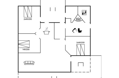 Foto 2 - Casa con 3 camere da letto a Blokhus con terrazza e sauna