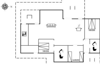 Foto 2 - Casa con 3 camere da letto a Vejers Strand con terrazza e sauna