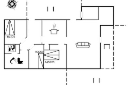 Foto 22 - Haus mit 3 Schlafzimmern in Klitmøller mit terrasse und sauna