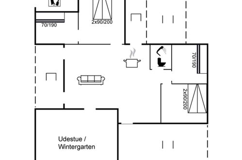 Foto 20 - Casa de 4 habitaciones en Klitmøller con terraza