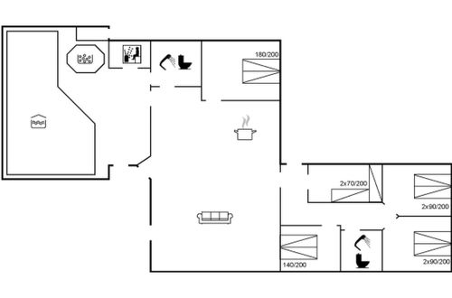 Photo 2 - Maison de 5 chambres à Fanø Bad avec piscine privée et terrasse