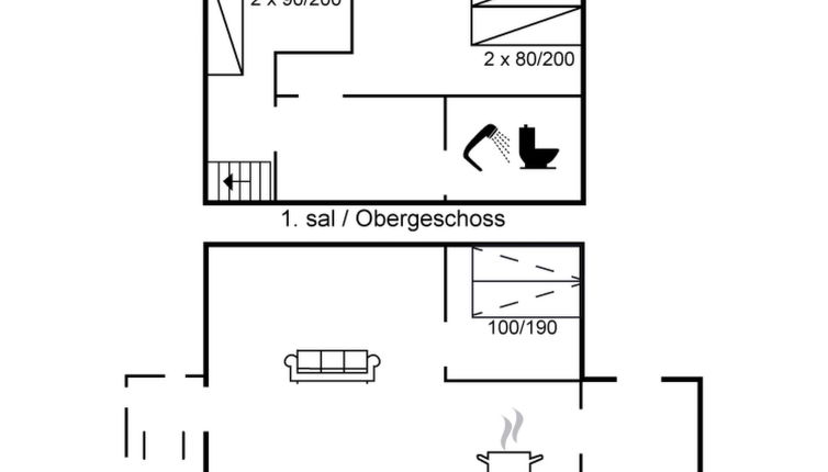 Foto 1 - Apartamento de 3 quartos em Rømø
