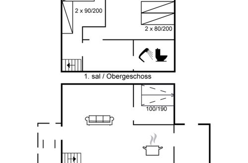 Foto 1 - Apartamento de 3 quartos em Rømø