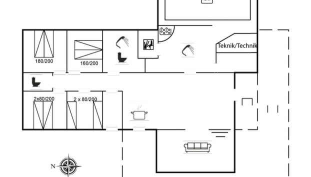 Casa de 4 quartos em Ringkøbing com piscina privada e terraço - Foto 2