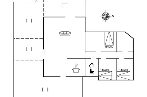 Foto 2 - Casa de 3 quartos em Blåvand com terraço