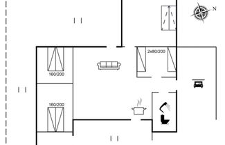 Foto 2 - Casa de 3 quartos em Blokhus com terraço