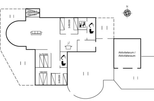 Foto 44 - Casa de 4 quartos em Vejers Strand com terraço e sauna