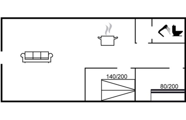 Casa de 2 quartos em Klitmøller com terraço - Foto 2