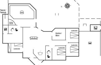 Photo 2 - Maison de 4 chambres à Væggerløse avec piscine privée et terrasse