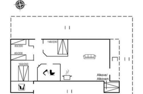 Foto 35 - Haus mit 3 Schlafzimmern in Gjeller Odde mit terrasse
