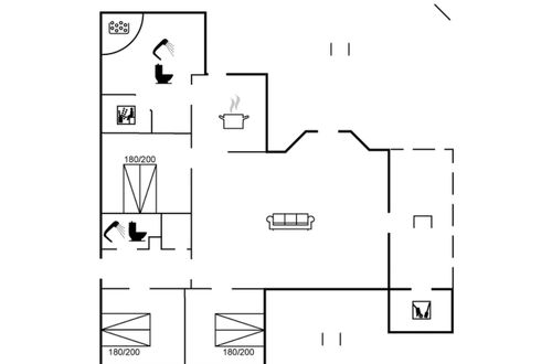 Foto 2 - Casa de 3 quartos em Rømø com terraço e sauna