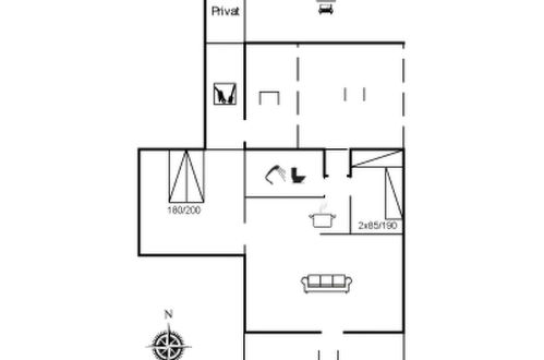 Foto 31 - Casa de 2 quartos em Hemmet com terraço